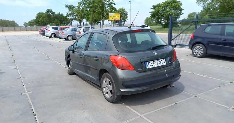 Peugeot 207 cena 5400 przebieg: 179000, rok produkcji 2009 z Chodzież małe 46